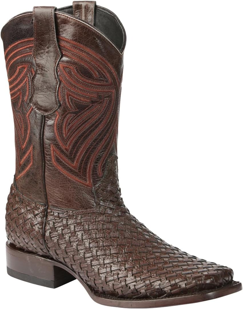 Мужские кожаные ковбойские сапоги El General Petatillo - коричневые Generic
Мужские кожаные ковбойские сапоги El General Petatillo - коричневые Generic