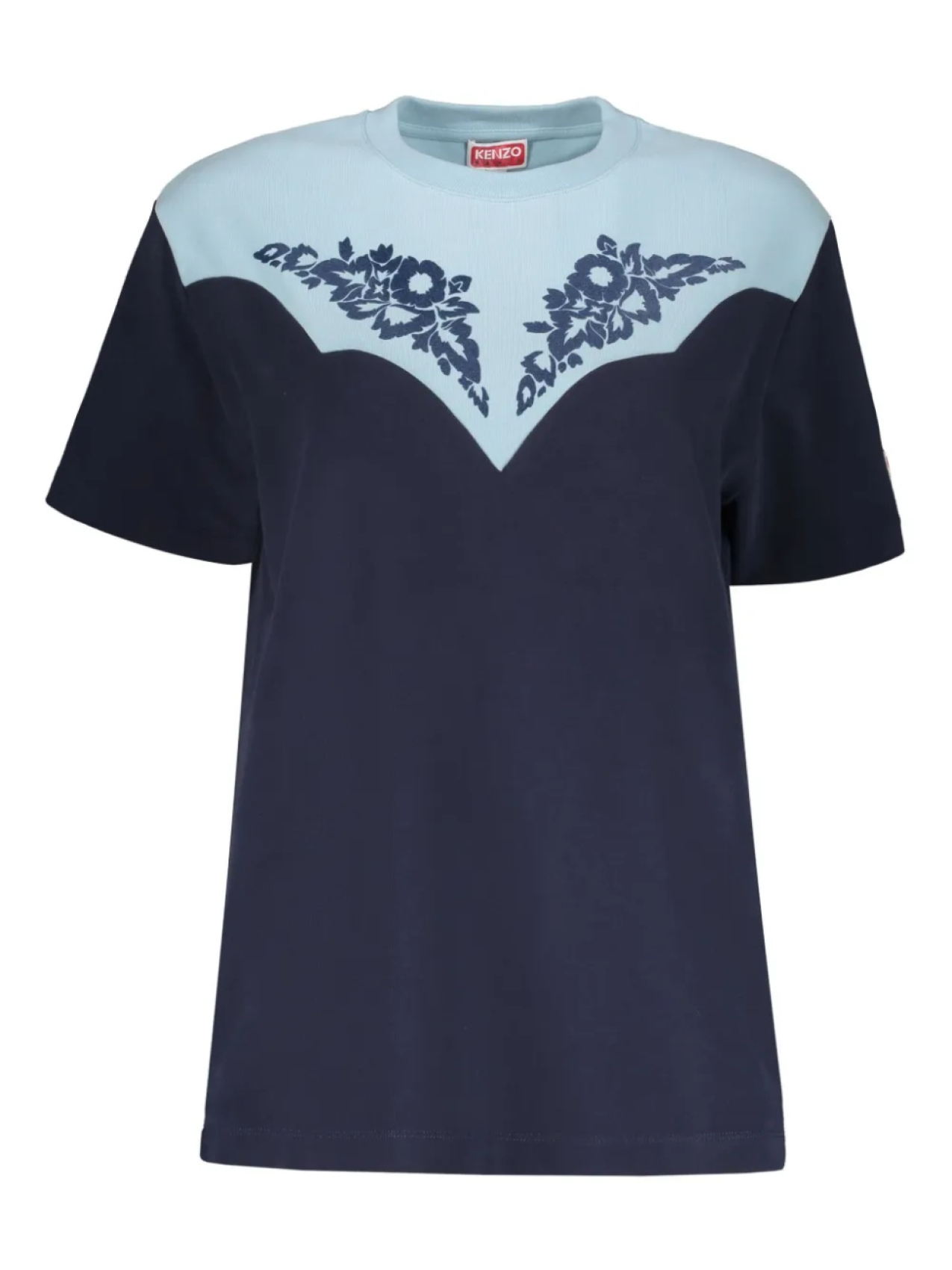 Футболка с изображением цветов в стиле вестерн Kenzo, синий
Футболка с изображением цветов в стиле вестерн Kenzo, синий