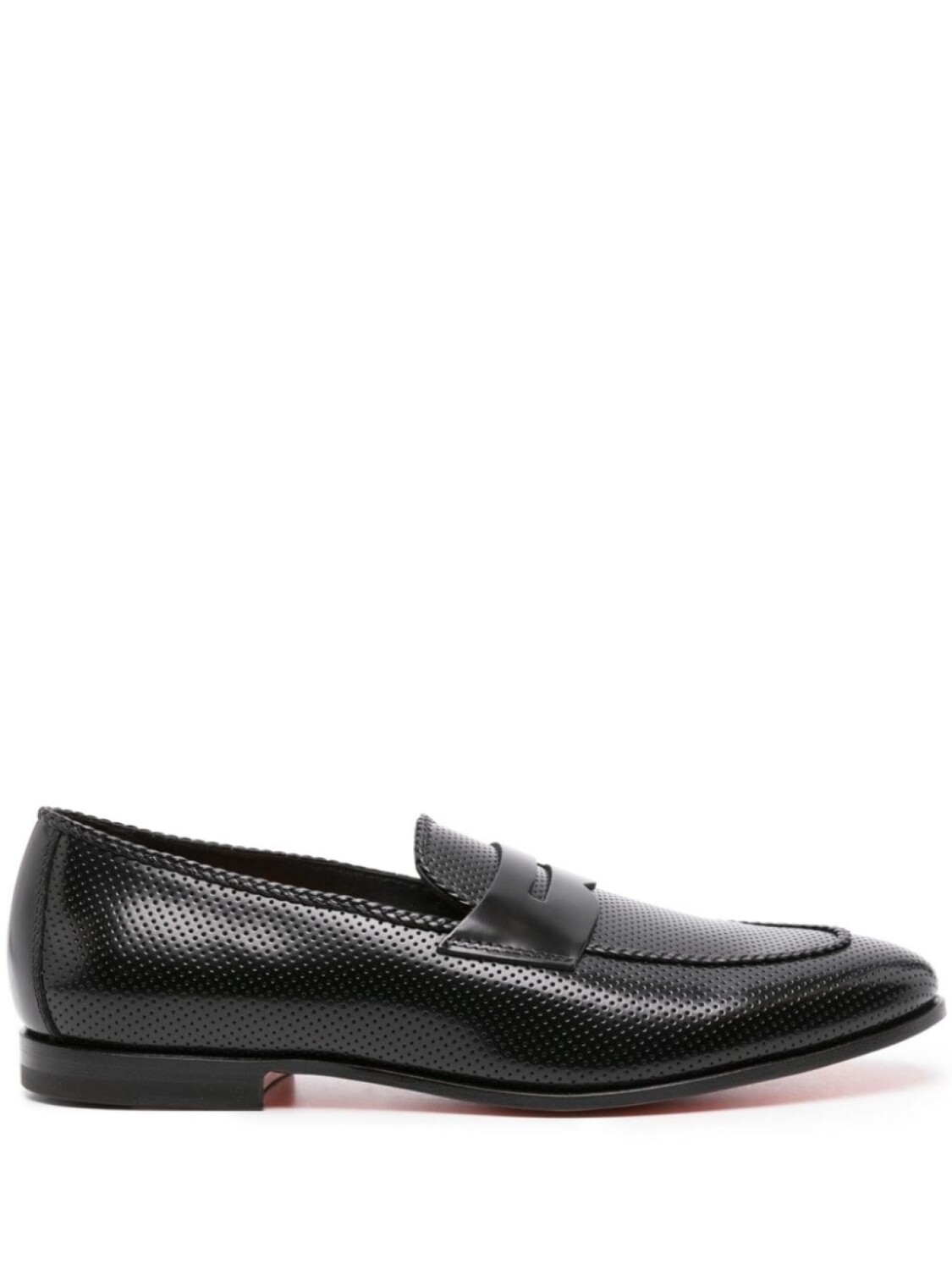 Пенни-лоферы Santoni из перфорированной кожи, черный
Пенни-лоферы Santoni из перфорированной кожи, черный