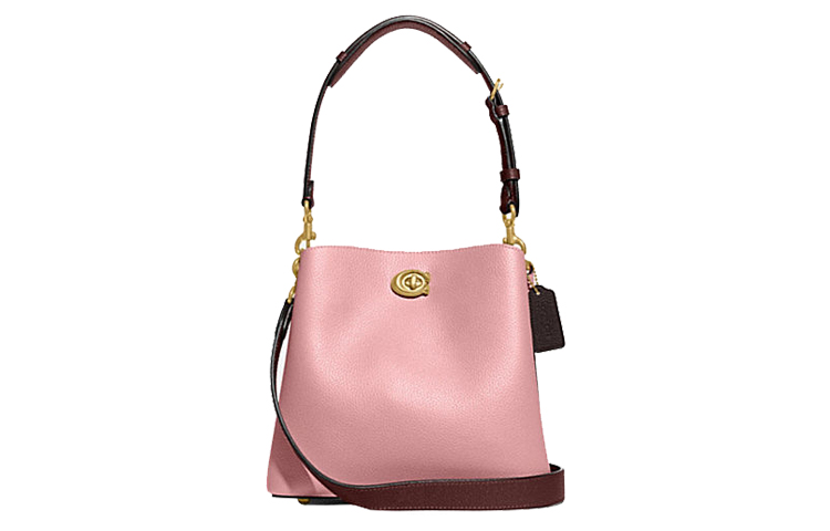 COACH Сумка-ведро из зерненой кожи с камушками через плечо женская розовая
COACH Сумка-ведро из зерненой кожи с камушками через плечо женская розовая