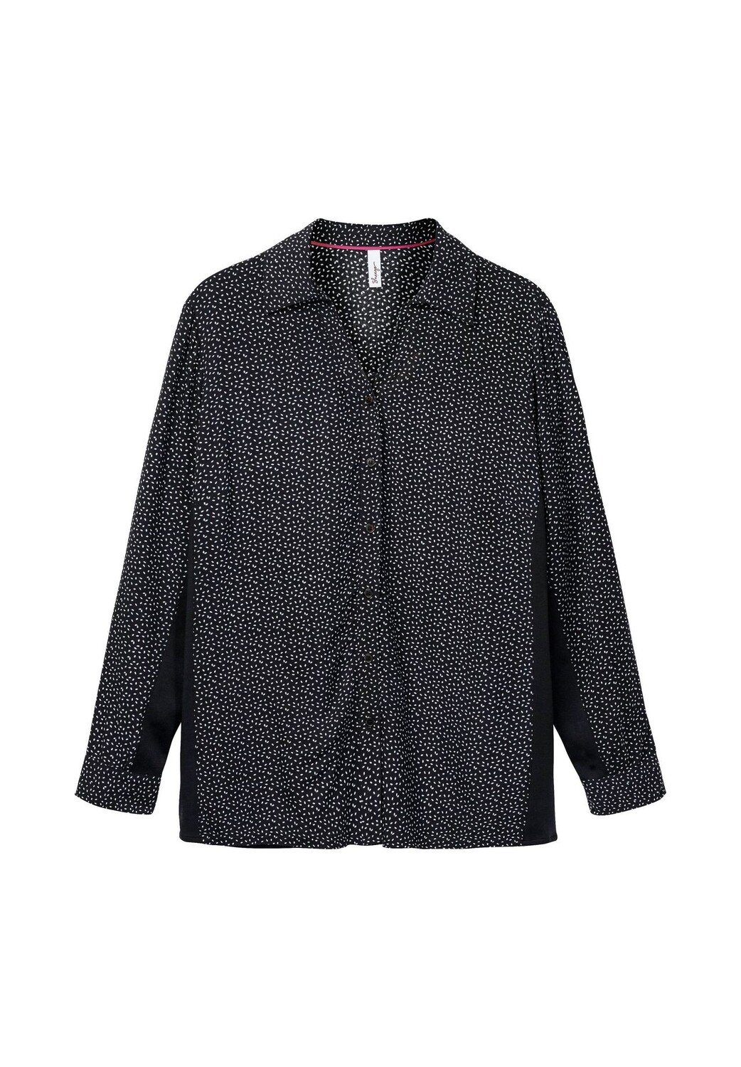 Блузка с принтом и эластичными вставками sheego, цвет Schwarz Gemustert
Блузка с принтом и эластичными вставками sheego, цвет Schwarz Gemustert