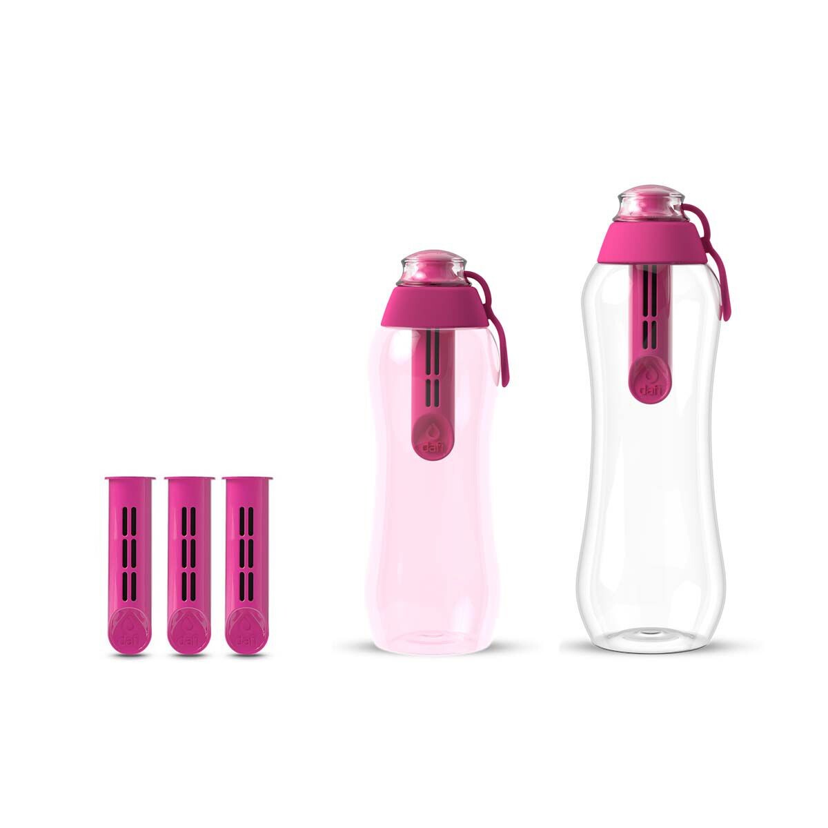 Набор из бутылок с угольным фильтром Dafi Soft, 5 предметов, розовый
Набор из бутылок с угольным фильтром Dafi Soft, 5 предметов, розовый