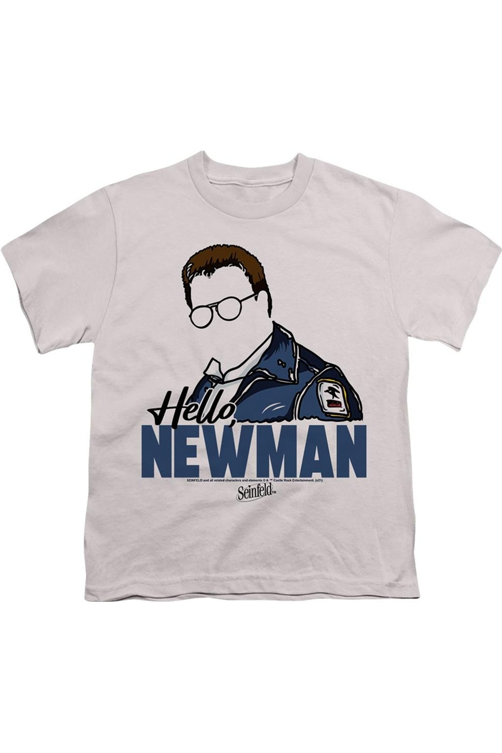 Футболка с коротким рукавом Seinfeld "Hello Newman" для детей Gildan, серебряный
Футболка с коротким рукавом Seinfeld "Hello Newman" для детей Gildan, серебряный