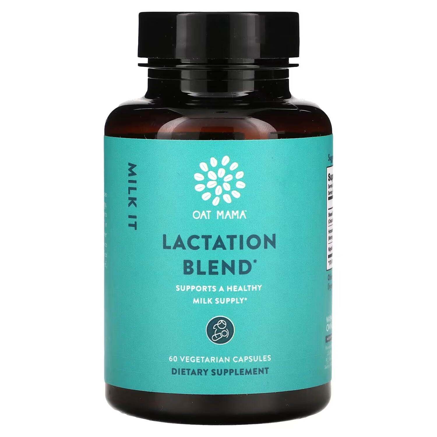 Смесь Oat Mama Milk It для лактации, 60 капсул
Смесь Oat Mama Milk It для лактации, 60 капсул