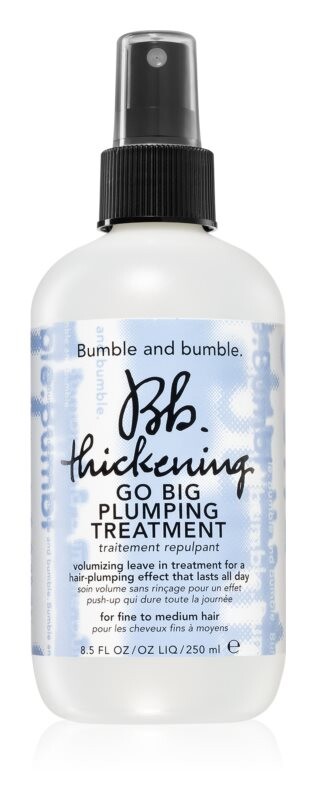 Объемный спрей для сушки и укладки волос Bumble and bumble Thickening Go Big Plumping Treatment
Объемный спрей для сушки и укладки волос Bumble and bumble Thickening Go Big Plumping Treatment