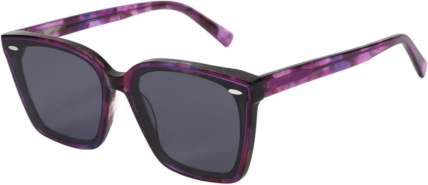 Модные квадратные солнцезащитные очки для женщин и мужчин, стильная оправа увеличенного размера, защита от ультрафиолета UV400 Nesgther, Blue-purple Mixed Color
Модные квадратные солнцезащитные очки для женщин и мужчин, стильная оправа увеличенного размера, защита от ультрафиолета UV400 Nesgther, Blue-purple Mixed Color