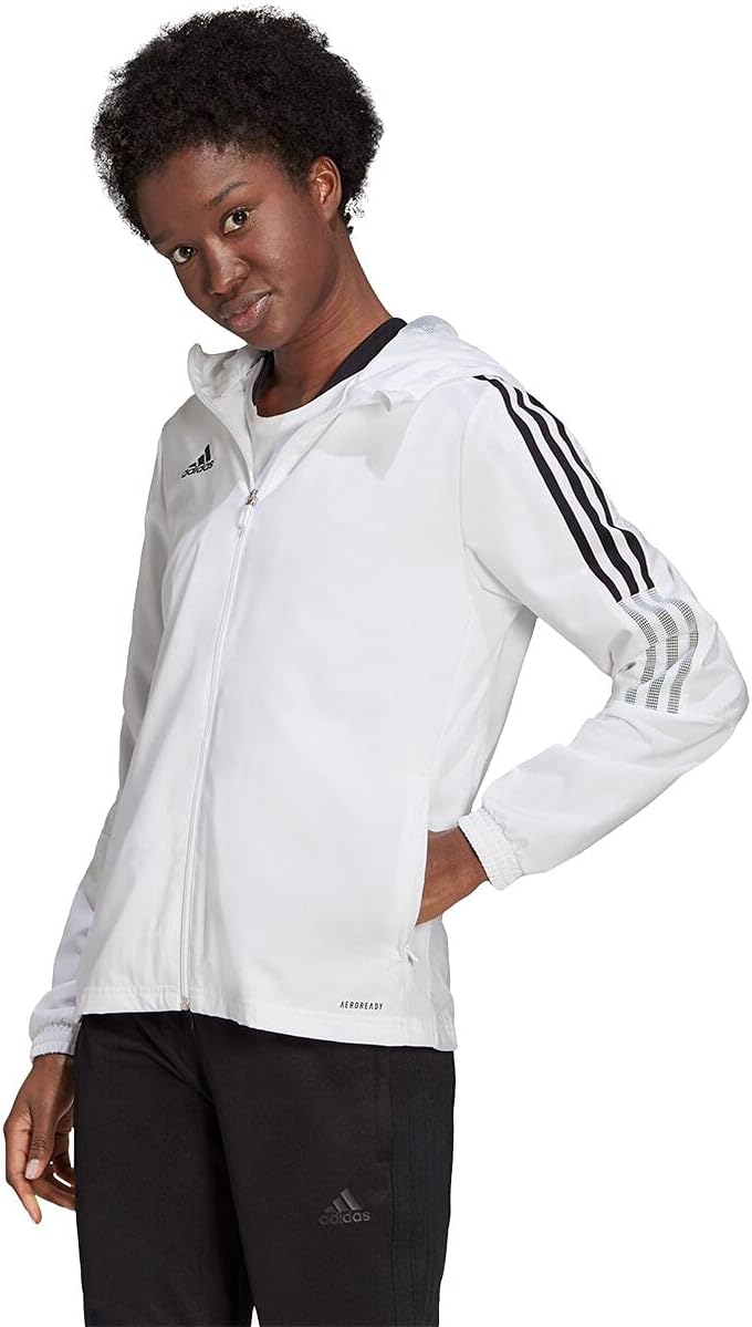 Женская ветровка Adidas Tiro 21 с полосками на рукавах, белый
Женская ветровка Adidas Tiro 21 с полосками на рукавах, белый