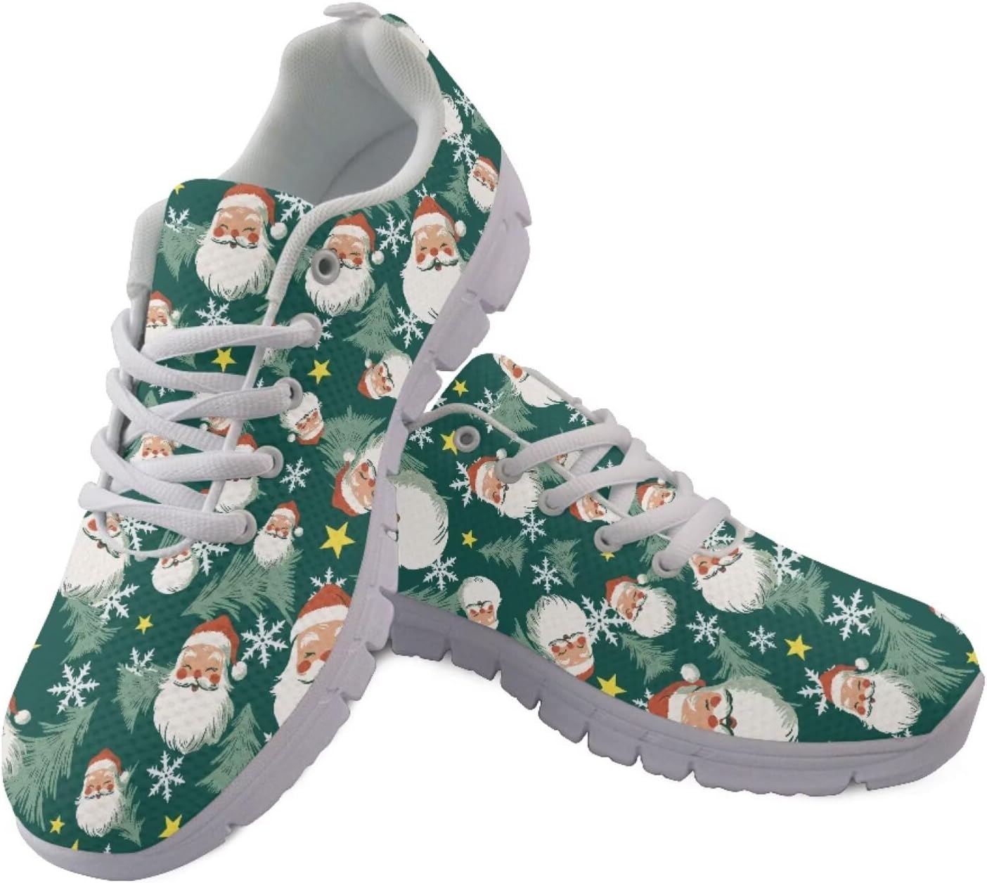 Кроссовки Forchrinse для женщин и мужчин, повседневные, с шнуровкой, для бега, дышащие, легкие теннисные обувь, Santa Claus Pattern
Кроссовки Forchrinse для женщин и мужчин, повседневные, с шнуровкой, для бега, дышащие, легкие теннисные обувь, Santa Claus Pattern