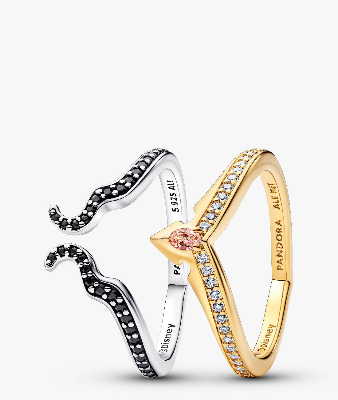 Ювелирный комплект колец Pandora Disney's Aurora and Maleficent, 2 предмета, серебро/золото
Ювелирный комплект колец Pandora Disney's Aurora and Maleficent, 2 предмета, серебро/золото