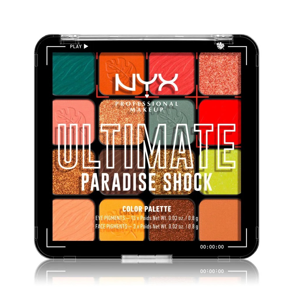 Палетка теней для век Nyx Professional Makeup Ultimate, paradise shock
Палетка теней для век Nyx Professional Makeup Ultimate, paradise shock
