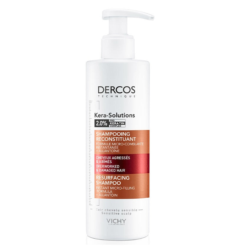 Vichy Dercos Kera-Solutions Repair Shampoo восстанавливающий шампунь для сухих и поврежденных волос 250мл
Vichy Dercos Kera-Solutions Repair Shampoo восстанавливающий шампунь для сухих и поврежденных волос 250мл