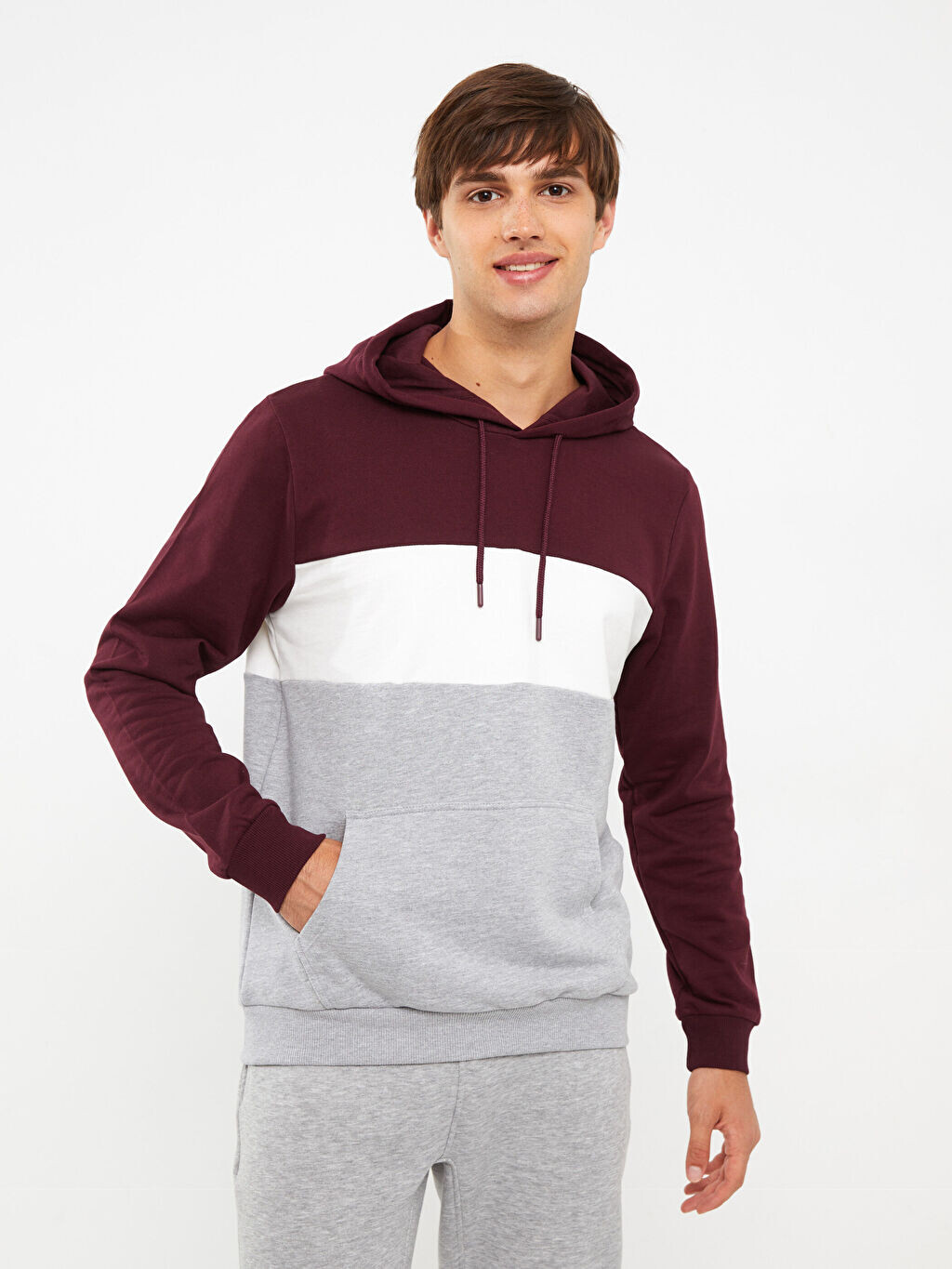 Мужская толстовка с капюшоном и цветными блоками с длинным рукавом LCW Casual, Коричневый, Мужская толстовка с капюшоном и цветными блоками с длинным рукавом LCW Casual
Мужская толстовка с капюшоном и цветными блоками с длинным рукавом LCW Casual, Коричневый, Мужская толстовка с капюшоном и цветными блоками с длинным рукавом LCW Casual