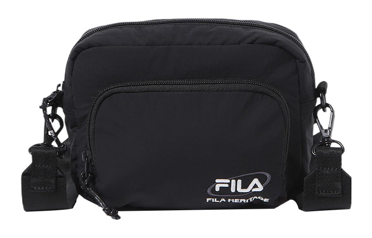 Полиэстеровая наплечная сумка, мини-кроссбоди унисекс черная FILA
Полиэстеровая наплечная сумка, мини-кроссбоди унисекс черная FILA