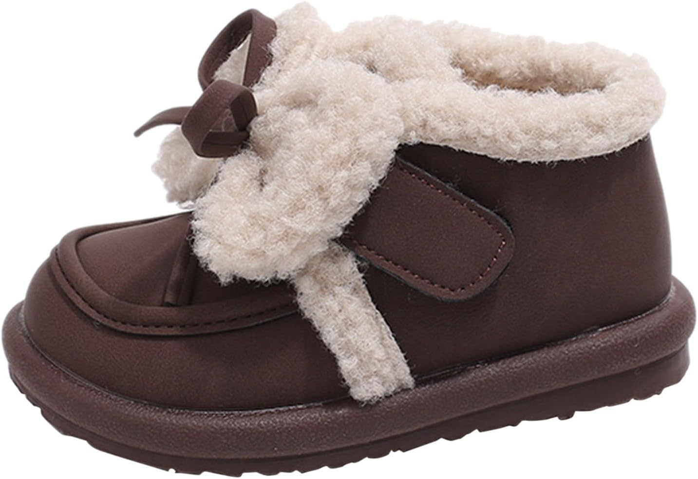 Детские хлопковые флисовые ботиночки до щиколотки с милым бантиком, зимние с искусственным мехом, удобные, мягкие, теплые ботинки для прогулок, плоская подошва, для девочек Generic, Brown
Детские хлопковые флисовые ботиночки до щиколотки с милым бантиком, зимние с искусственным мехом, удобные, мягкие, теплые ботинки для прогулок, плоская подошва, для девочек Generic, Brown