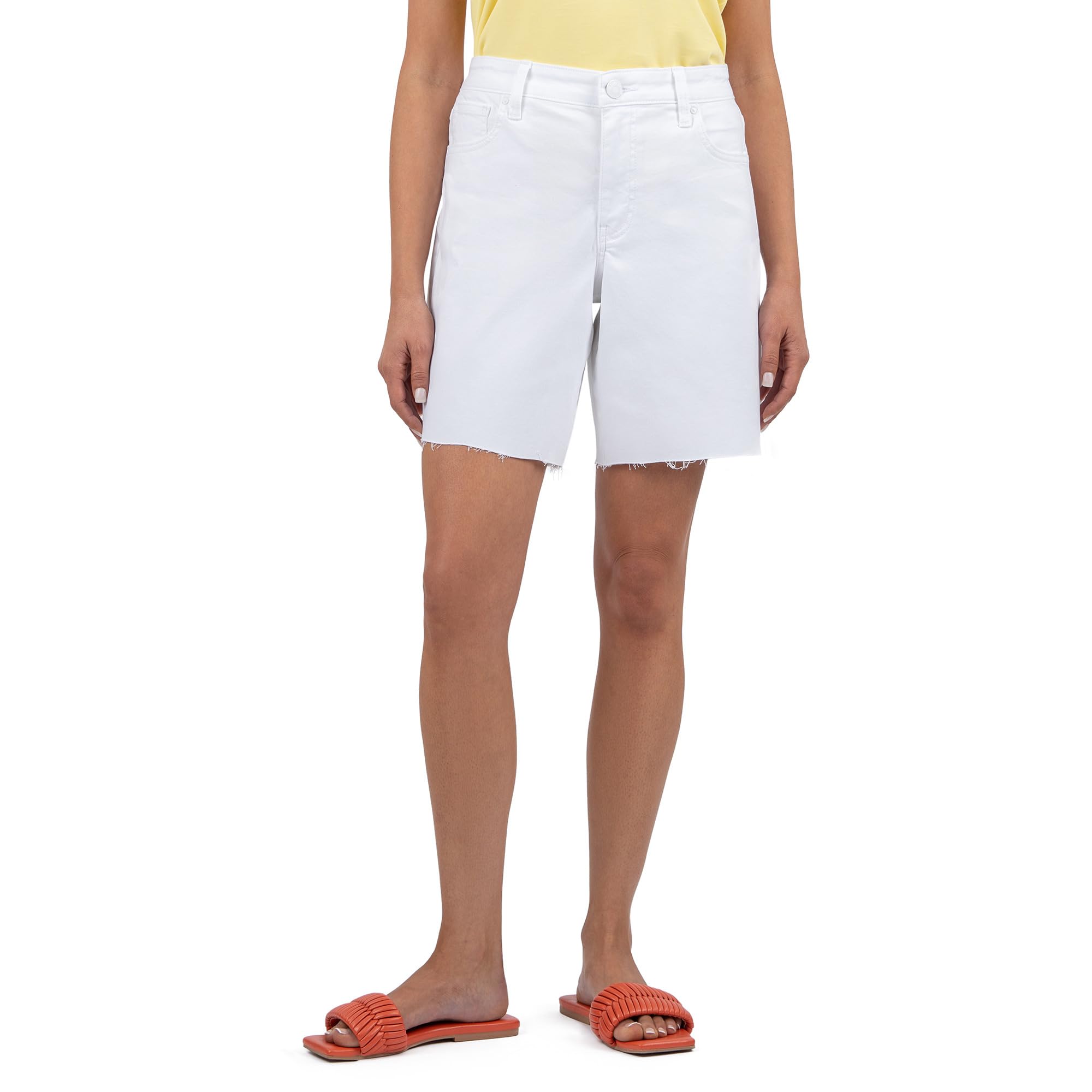 Шорты KUT from the Kloth HAILEY HIGH RISE BERMUDA-BASIC RAW HEM, цвет Optic White
Шорты KUT from the Kloth HAILEY HIGH RISE BERMUDA-BASIC RAW HEM, цвет Optic White