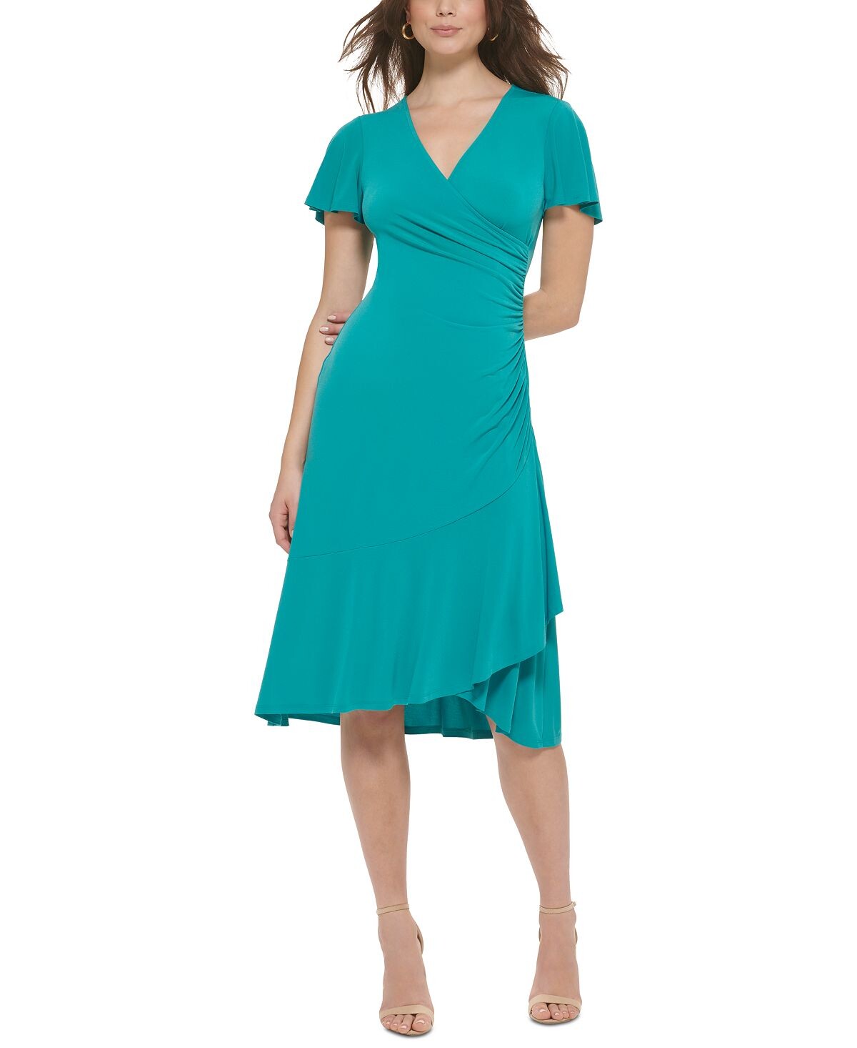 Платье миди с развевающимися рукавами kensie
Платье миди с развевающимися рукавами kensie