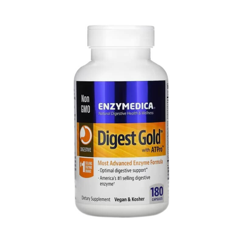 Ферменты Digest Gold с ATPro 180 капсул, Enzymedica
Ферменты Digest Gold с ATPro 180 капсул, Enzymedica