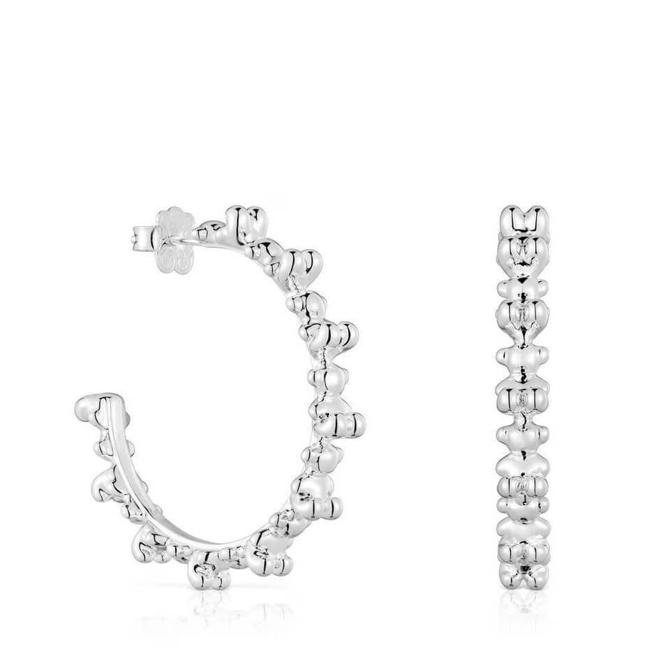 Серьги-кольца Tous Bold Bear With Bear Motifs, 30 мм, серебро
Серьги-кольца Tous Bold Bear With Bear Motifs, 30 мм, серебро