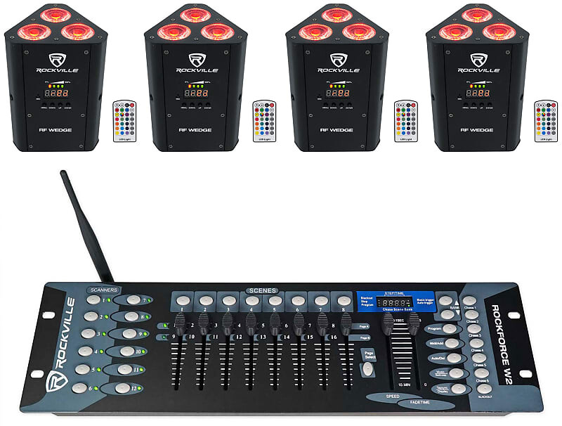 Комплект Rockville RF WEDGE BLACK RGBWA + UV Батарея Wireless DMX Up Lights + Контроллер RF WEDGE BLACK + Rockforce W2
Комплект Rockville RF WEDGE BLACK RGBWA + UV Батарея Wireless DMX Up Lights + Контроллер RF WEDGE BLACK + Rockforce W2