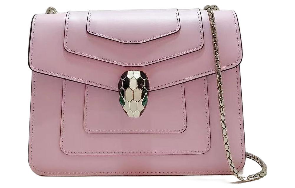 BVLGARI Сумка через плечо Serpenti Forever из телячьей кожи, маленькая женская розовая
BVLGARI Сумка через плечо Serpenti Forever из телячьей кожи, маленькая женская розовая