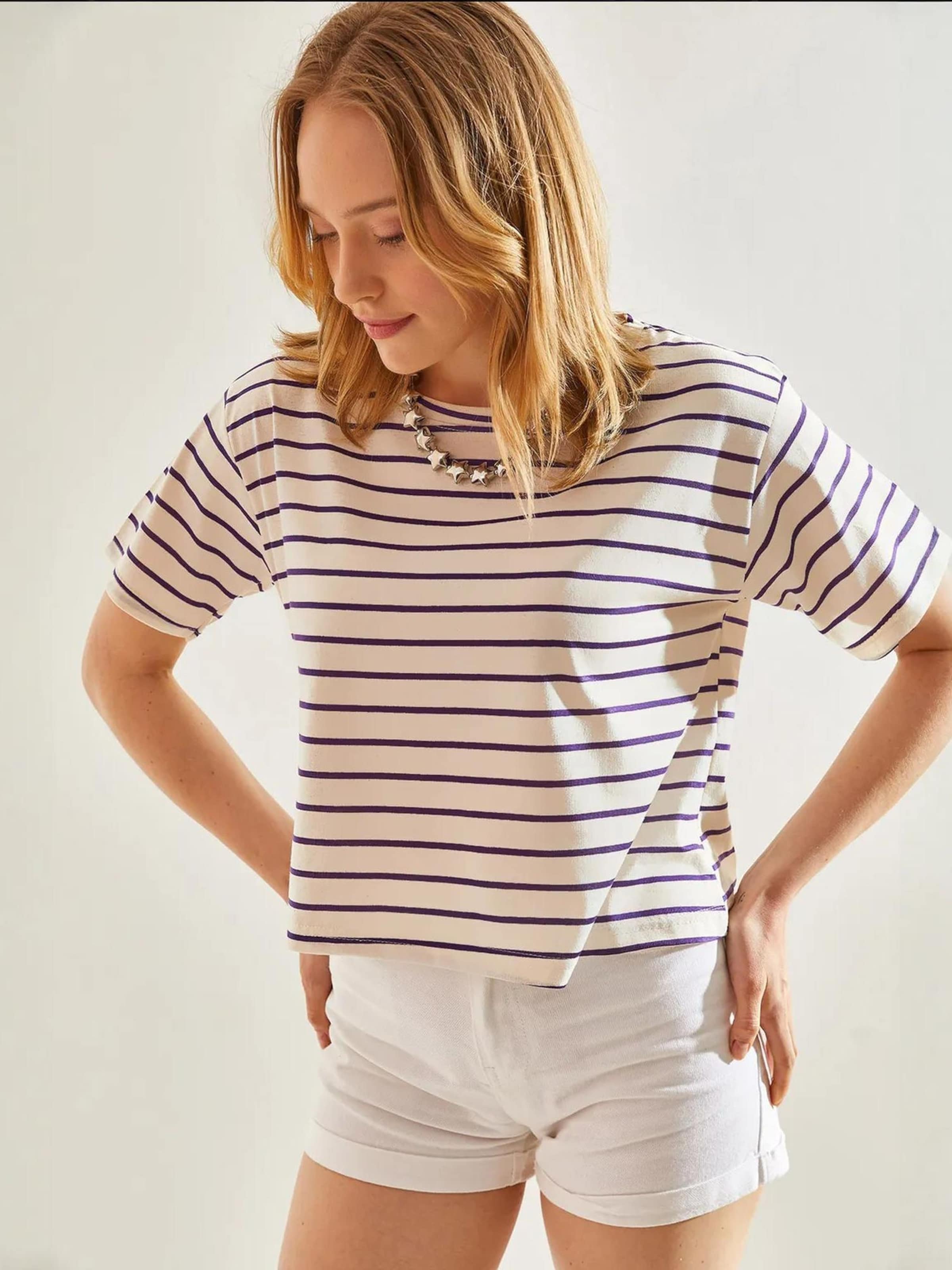 Bianco Lucci Футболка в фиолетовом цвете, Фиолетовый, Bianco Lucci Футболка в фиолетовом цвете
Bianco Lucci Футболка в фиолетовом цвете, Фиолетовый, Bianco Lucci Футболка в фиолетовом цвете