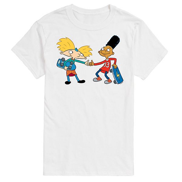 Футболка Big & Tall Hey Arnold! с принтом секретного рукопожатия Джеральда и Арнольда Licensed Character
Футболка Big & Tall Hey Arnold! с принтом секретного рукопожатия Джеральда и Арнольда Licensed Character
