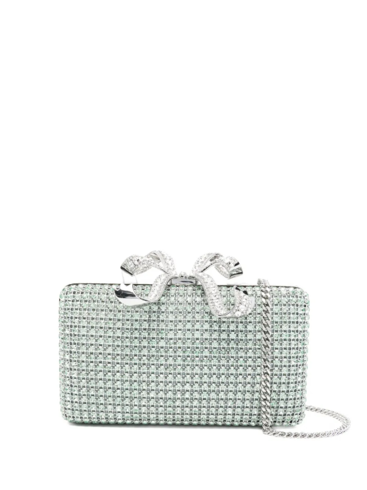 Сумка-клатч Self-Portrait, украшенная кристаллами, зеленый
Сумка-клатч Self-Portrait, украшенная кристаллами, зеленый
