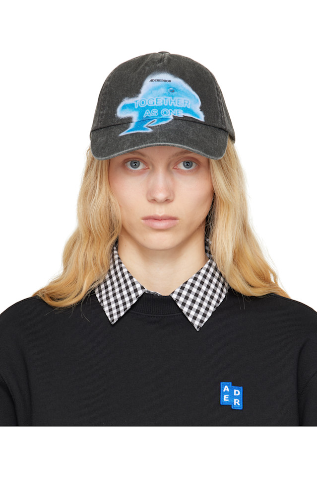 Выцветшая джинсовая кепка Ader Error, черный
Выцветшая джинсовая кепка Ader Error, черный