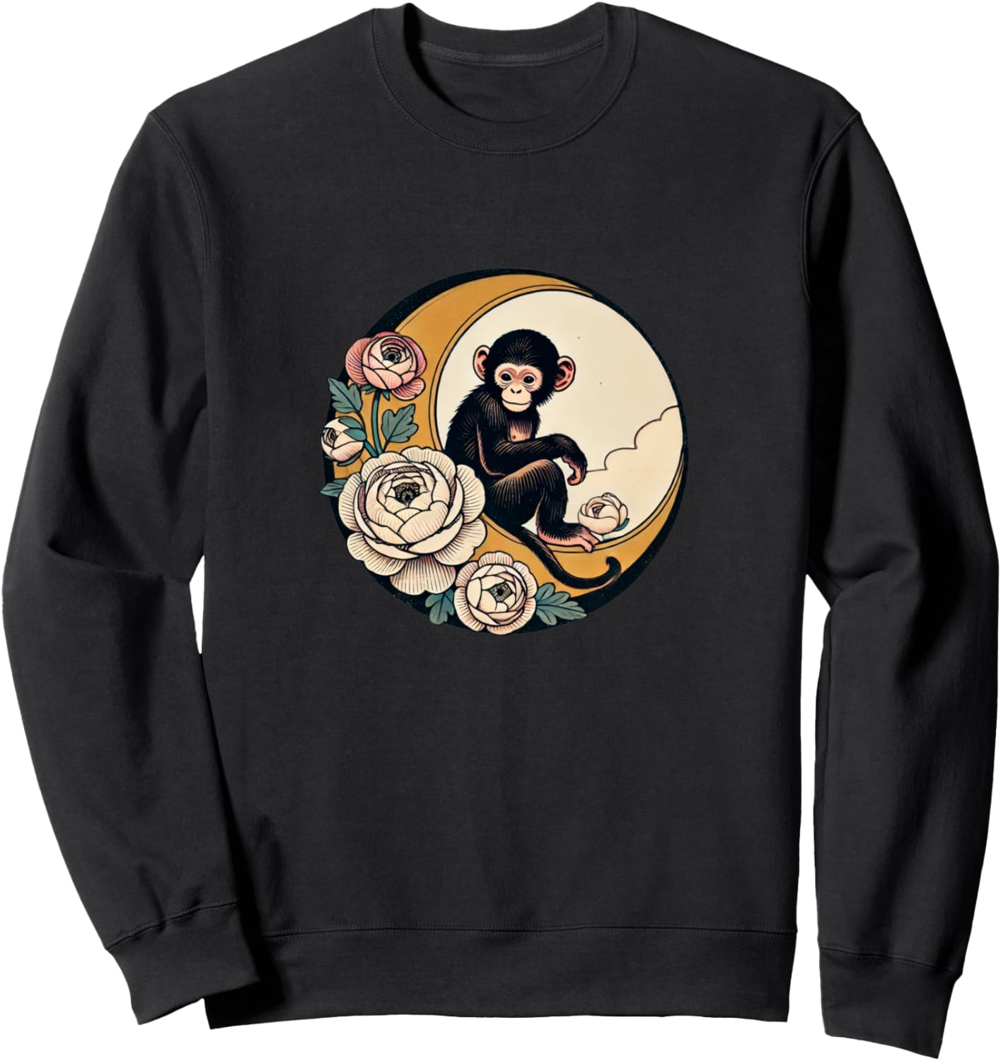 Толстовка с изображением шимпанзе и цветочным рисунком обезьяны Vintage Monkeys Lover Snugg, черный
Толстовка с изображением шимпанзе и цветочным рисунком обезьяны Vintage Monkeys Lover Snugg, черный