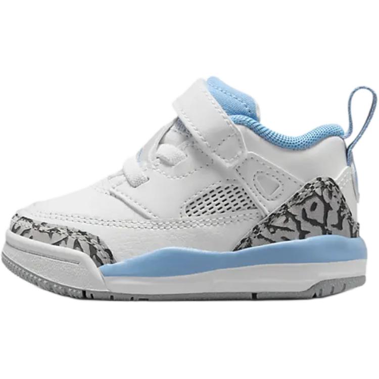 Спизайк противоскользящие износостойкие низкие детские ботусины бело-серые для малышей Jordan, White/Wolf Gray/Coal Black/University Blue
Спизайк противоскользящие износостойкие низкие детские ботусины бело-серые для малышей Jordan, White/Wolf Gray/Coal Black/University Blue