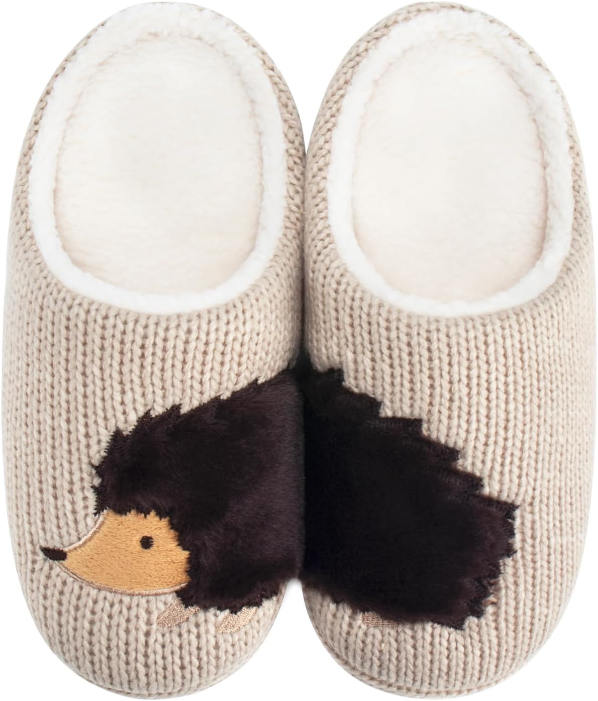 Домашние тапочки Regilt для женщин и мужчин, зимние теплые пушистые тапочки с нескользящей подошвой для дома, коричневый
Домашние тапочки Regilt для женщин и мужчин, зимние теплые пушистые тапочки с нескользящей подошвой для дома, коричневый