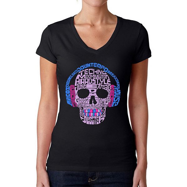 Футболка V-neck с принтом Styles of EDM Music La Pop Art
Футболка V-neck с принтом Styles of EDM Music La Pop Art