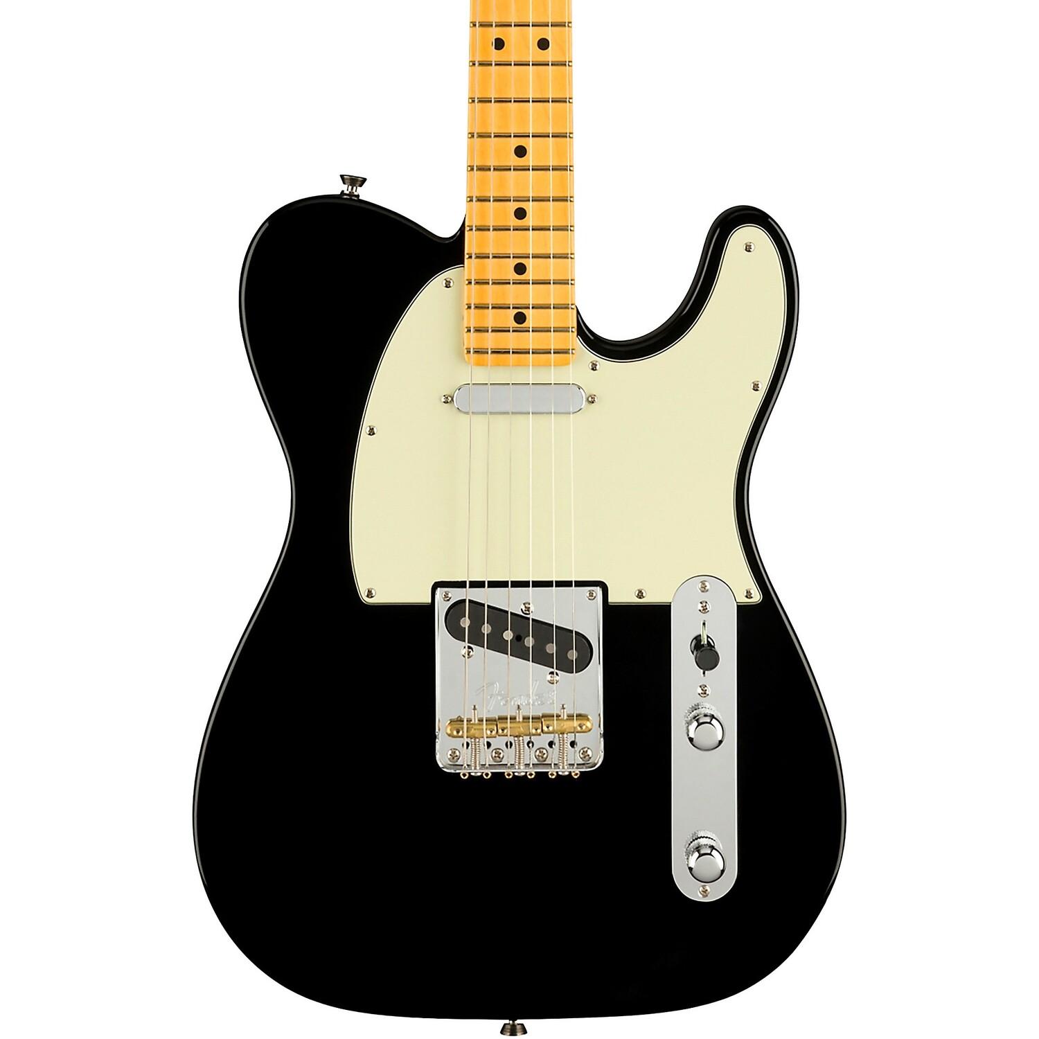 Электрогитара Fender American Professional II Telecaster с кленовым грифом, черная
Электрогитара Fender American Professional II Telecaster с кленовым грифом, черная