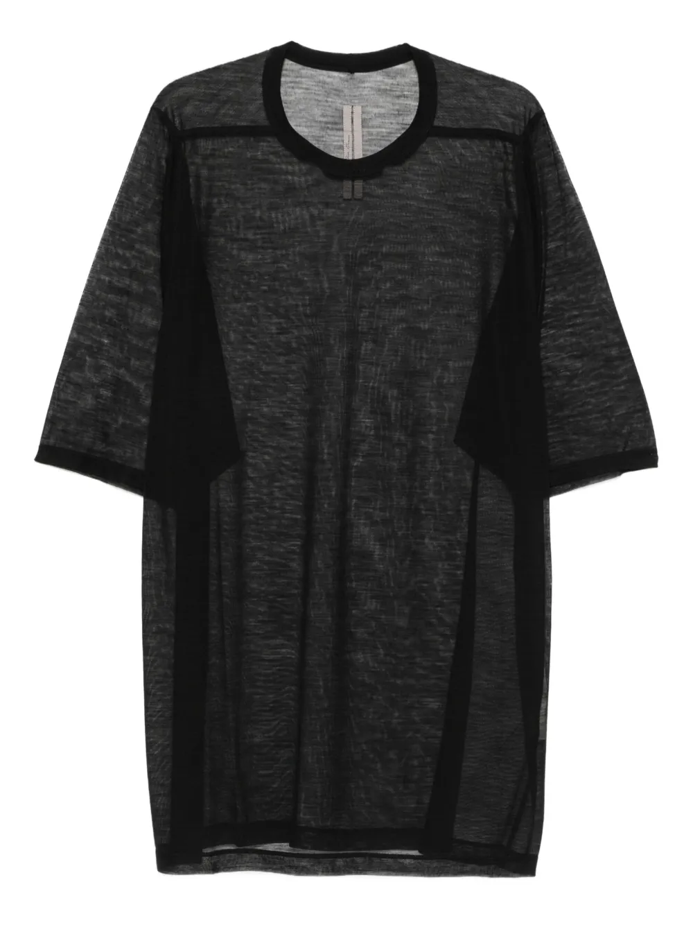 Прозрачная футболка из шерсти Rick Owens, черный
Прозрачная футболка из шерсти Rick Owens, черный