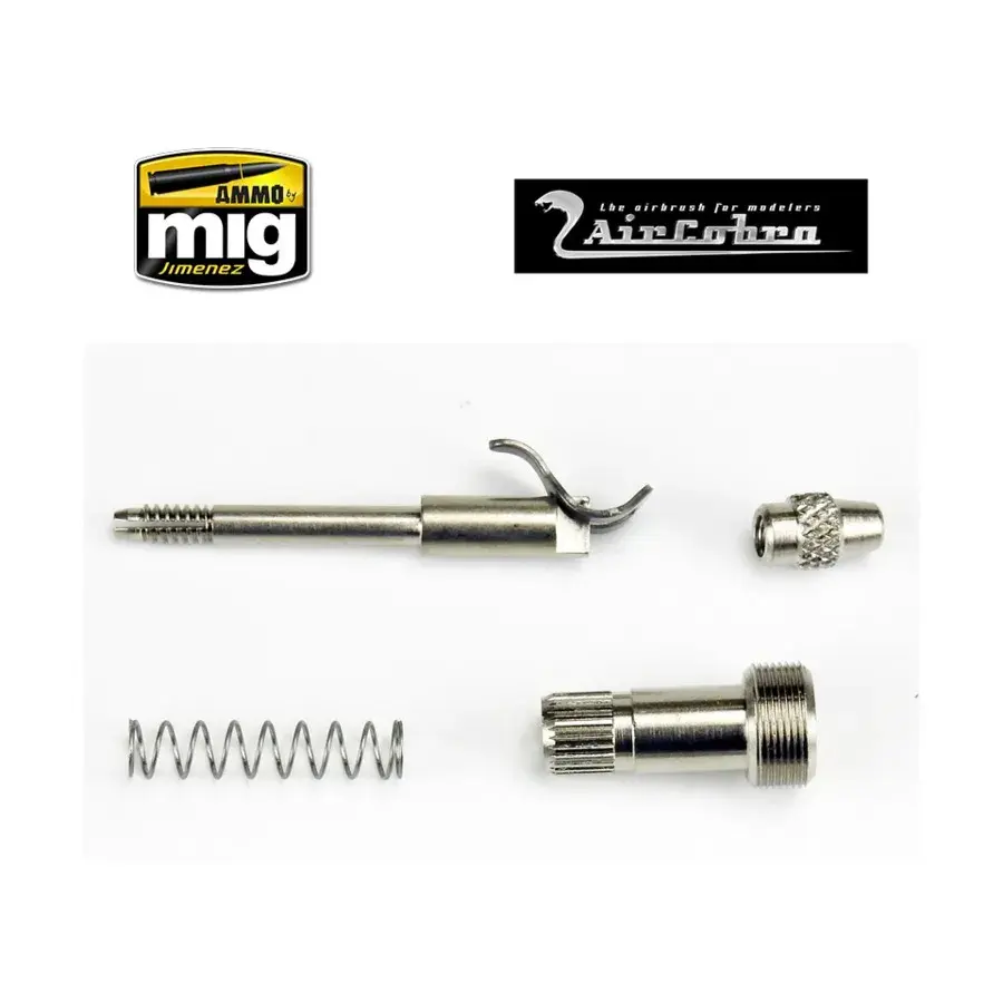 Узел выравнивания и регулировки иглы, Airbrushes & Accessories (AMMO by Mig Jimenez)
Узел выравнивания и регулировки иглы, Airbrushes & Accessories (AMMO by Mig Jimenez)