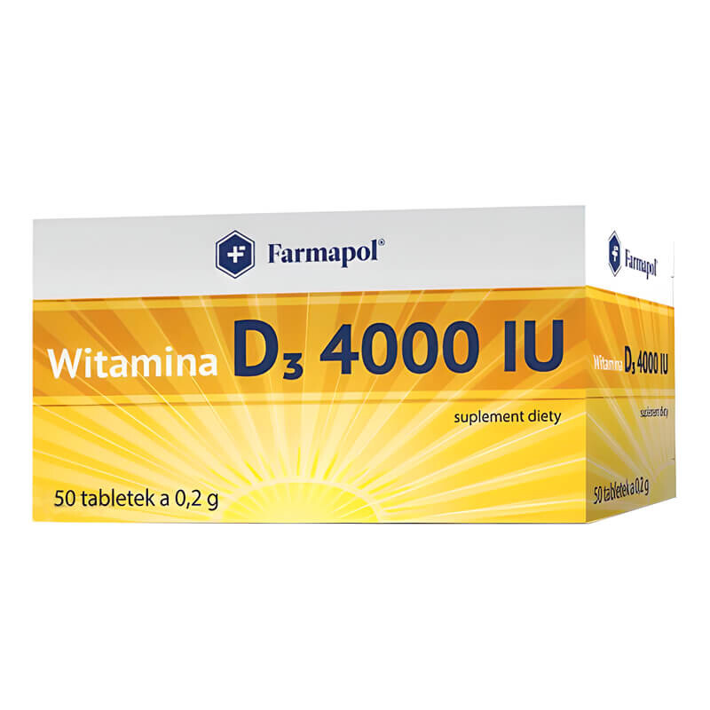 Witamina D3 4000 биологически активная добавка, 50 таблеток/1 упаковка