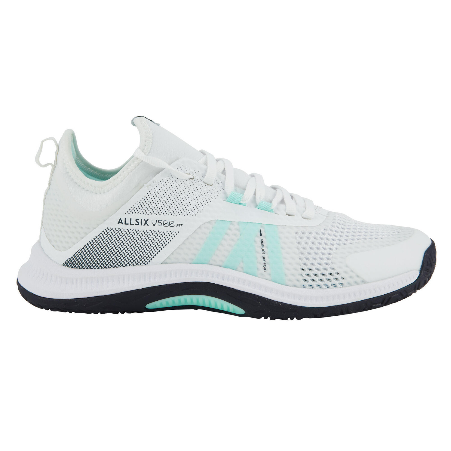 Волейбольные кроссовки FIT 500 женские белые/зеленые ALLSIX, белый/пастельный мятно-серый/черно-синий
Волейбольные кроссовки FIT 500 женские белые/зеленые ALLSIX, белый/пастельный мятно-серый/черно-синий