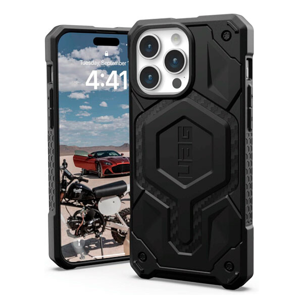 Чехол UAG Monarch Pro для iPhone 15 Pro Max, MagSafe Charging, Carbon Fiber, Черный, Чехол UAG Monarch Pro для iPhone 15 Pro Max, MagSafe Charging, Carbon Fiber
Чехол UAG Monarch Pro для iPhone 15 Pro Max, MagSafe Charging, Carbon Fiber, Черный, Чехол UAG Monarch Pro для iPhone 15 Pro Max, MagSafe Charging, Carbon Fiber