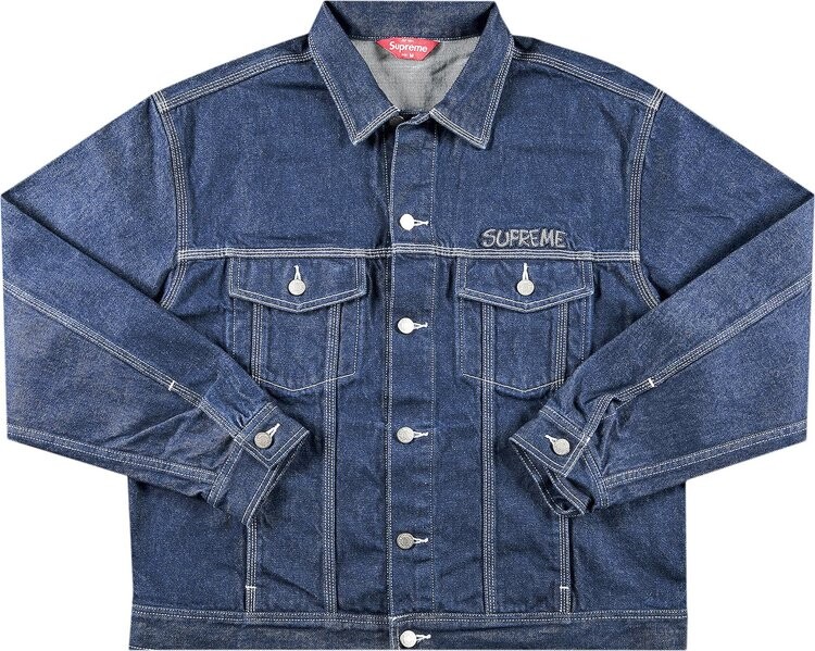Куртка Supreme x Smurfs Denim Trucker Jacket 'Blue', синий
Куртка Supreme x Smurfs Denim Trucker Jacket 'Blue', синий