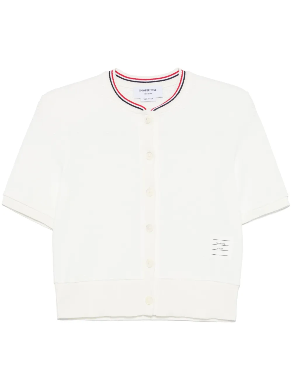 Кардиган с полосками RWB THOM BROWNE, белый
Кардиган с полосками RWB THOM BROWNE, белый