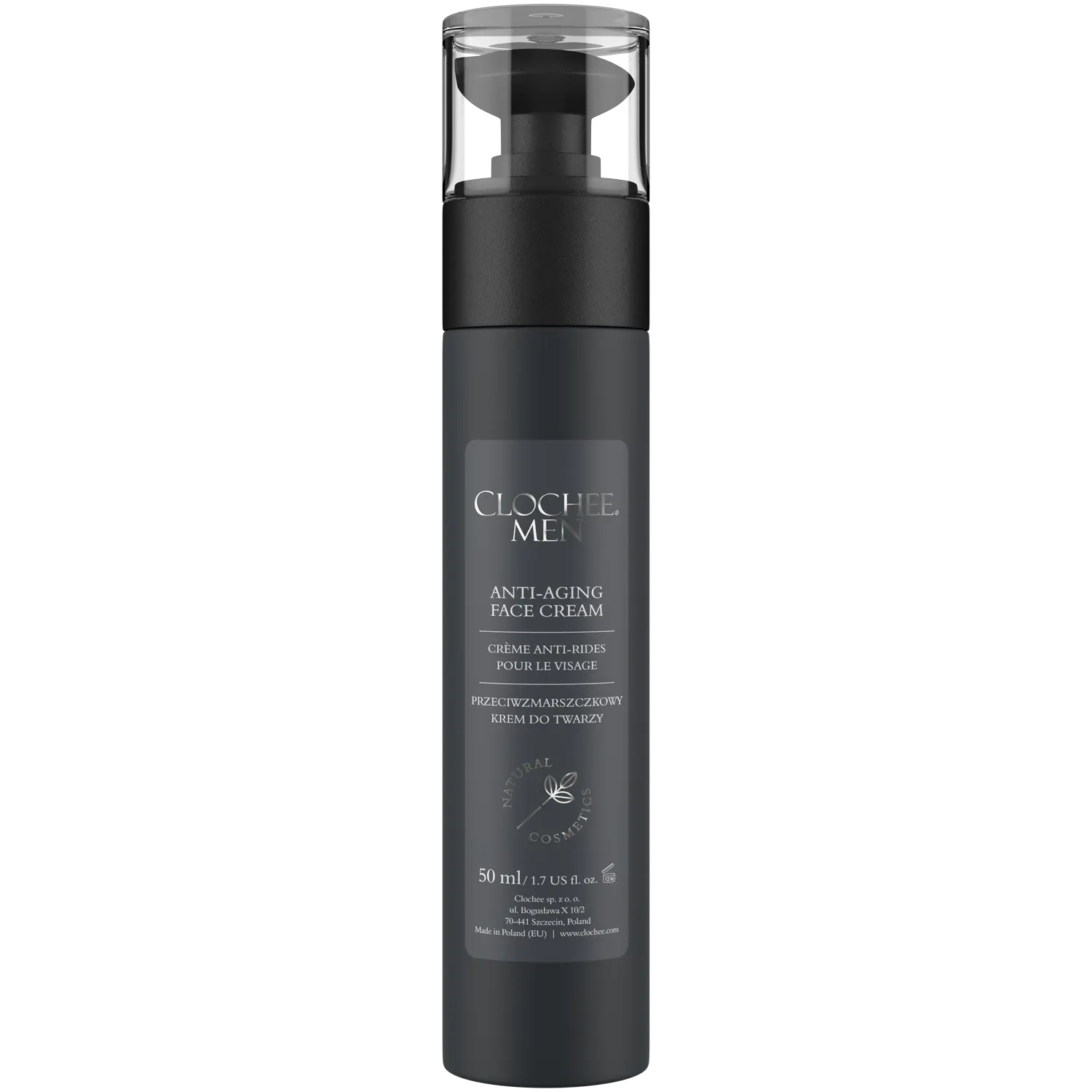 Clochee Men крем для лица против морщин, 50 мл
Clochee Men крем для лица против морщин, 50 мл