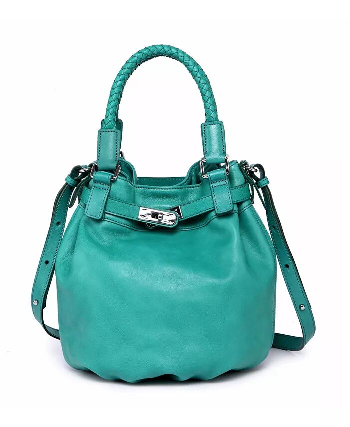 Женская сумка-ведро из натуральной кожи в форме тыквы OLD TREND, синий
Женская сумка-ведро из натуральной кожи в форме тыквы OLD TREND, синий