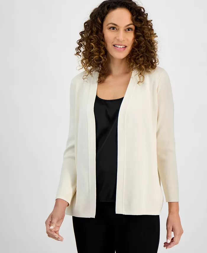 Кардиган Petite Newport Kissing Front AK Anne Klein, белый
Кардиган Petite Newport Kissing Front AK Anne Klein, белый