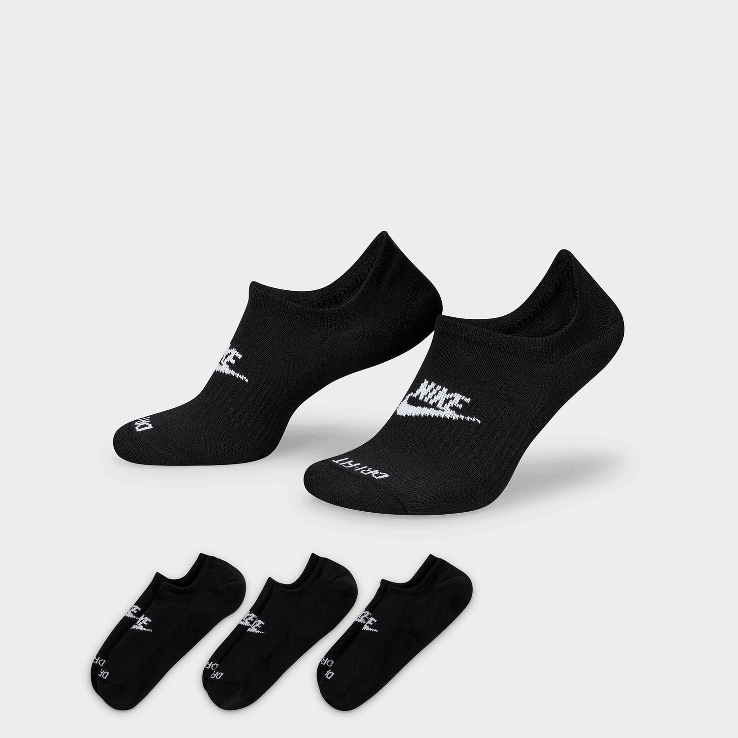 Мягкие носки Nike Everyday Plus (3 шт.), черный 
Мягкие носки Nike Everyday Plus (3 шт.), черный