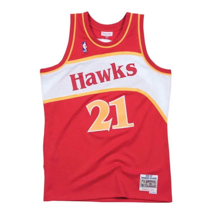 Джерси Mitchell & Ness x NBA Atlanta Hawks 1986-87 Road Swingman Jersey 'Dominique Wilkins 21', красный
Джерси Mitchell & Ness x NBA Atlanta Hawks 1986-87 Road Swingman Jersey 'Dominique Wilkins 21', красный