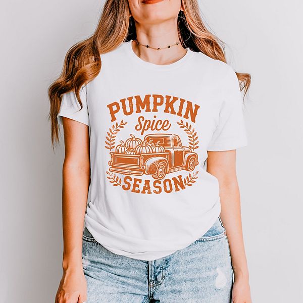 Футболка с принтом Pumpkin spice season truck distressed Simply Sage Market, White
Футболка с принтом Pumpkin spice season truck distressed Simply Sage Market, White
