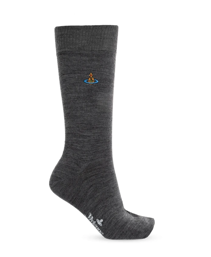 Носки с логотипом Vivienne Westwood, серый
Носки с логотипом Vivienne Westwood, серый