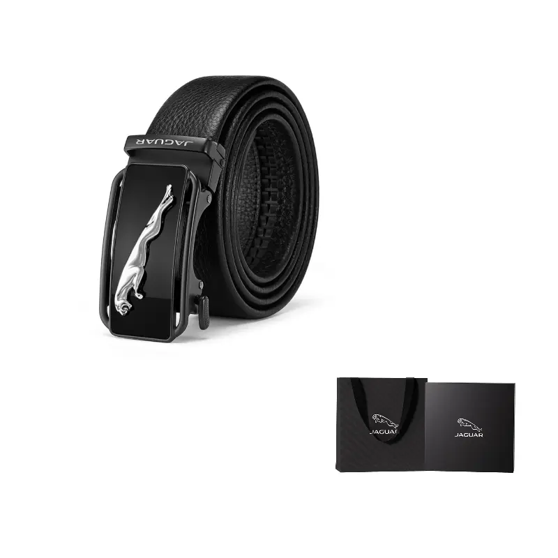 JAGUAR Мужской черный кожаный ремень из коровьей кожи шириной 35 мм, Black
JAGUAR Мужской черный кожаный ремень из коровьей кожи шириной 35 мм, Black