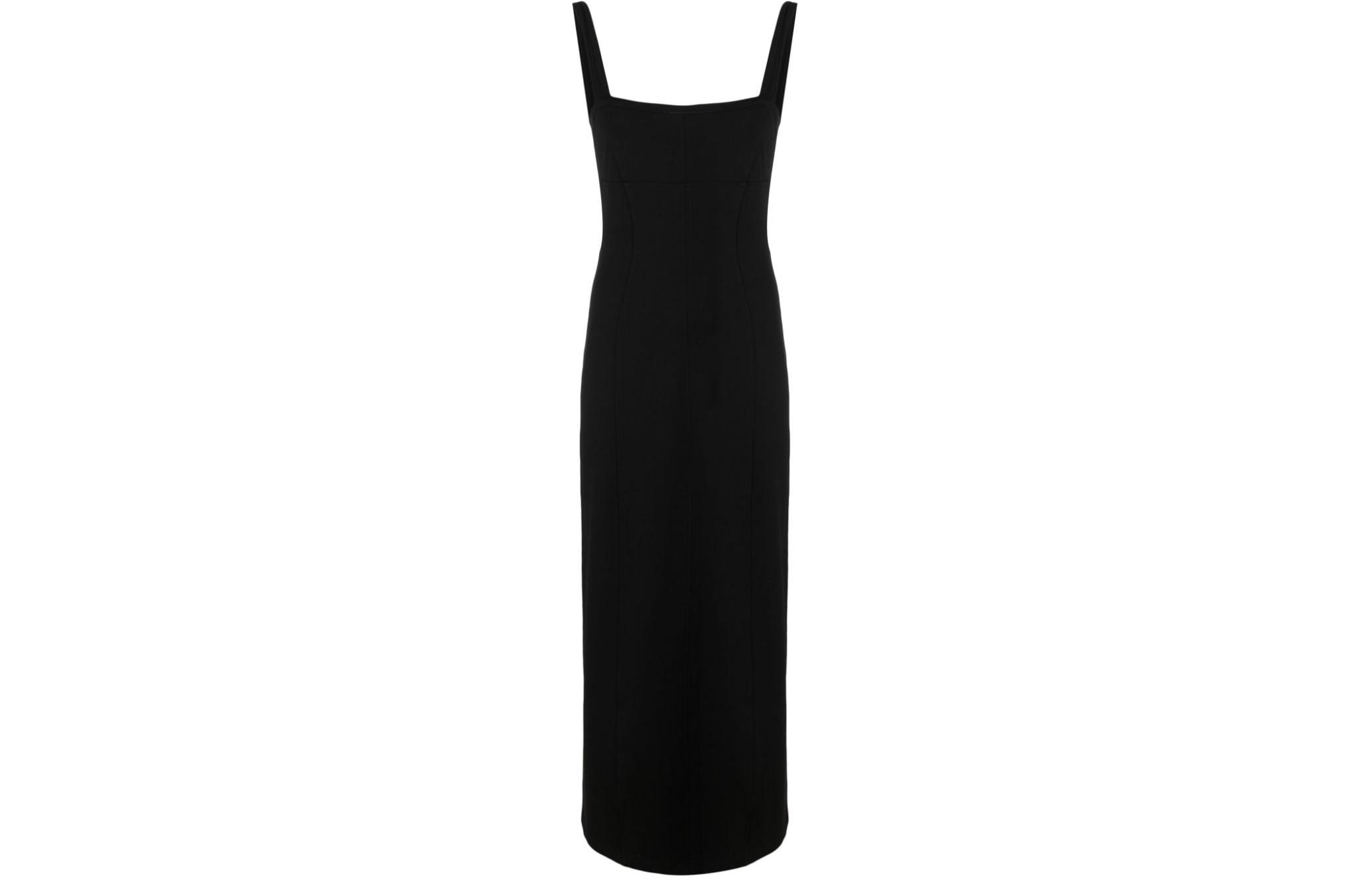 Платье-макси с вырезом sweetheart Helmut Lang, черный
Платье-макси с вырезом sweetheart Helmut Lang, черный