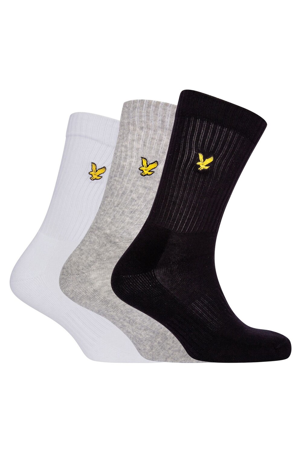 Комплект из 3 пар черных спортивных носков Lyle & Scott, черный
Комплект из 3 пар черных спортивных носков Lyle & Scott, черный